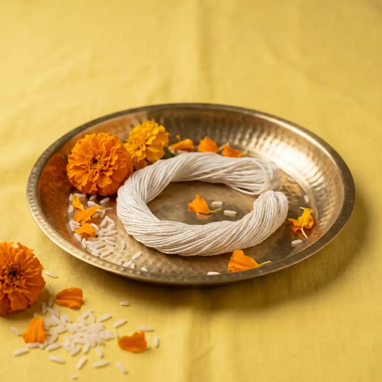 White Cotton Janeu Thread | Sacred Thread | Paita